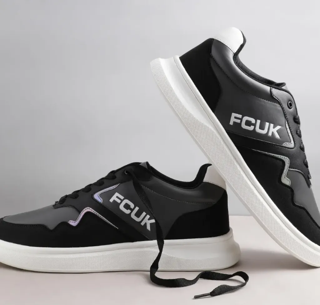 [30285563] FCUK Men Brand-Logo Printed Everyday Sneakers (9)
