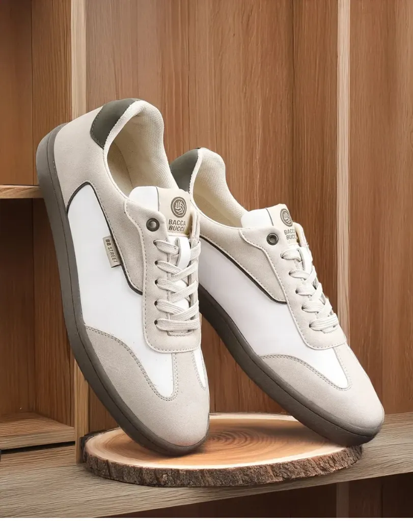 [BBMH9119G-06] Bacca Bucci MOJO Men's Low Top Sneakers Olive (6)