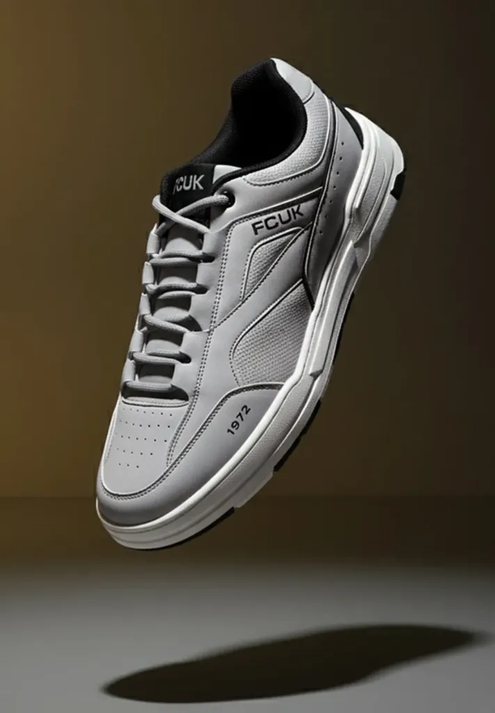 FCUK Men's "1972" Heritage Court Sneakers – Premium Low-Top Streetwear